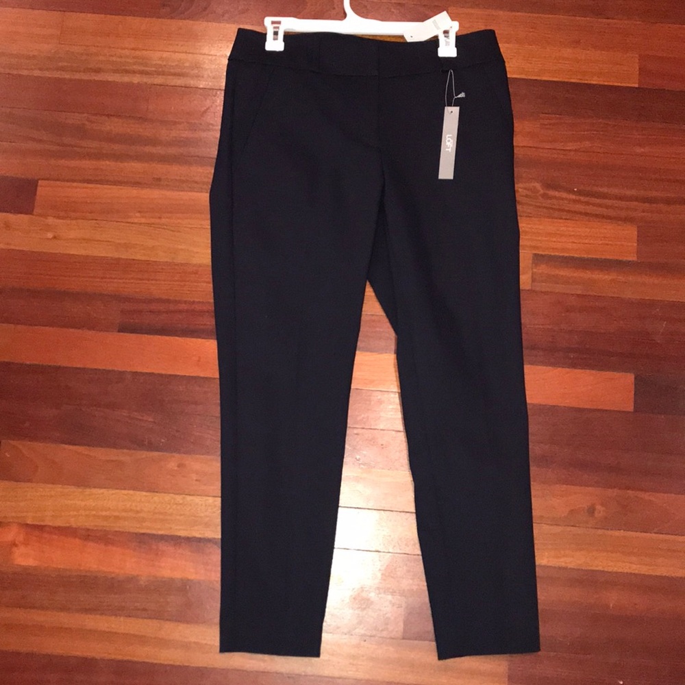 Dark blue ankle pants from Loft